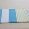 turkish towel pistachio green light blue stripe