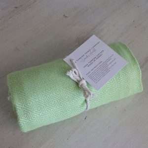 turkish towel lime green (2)
