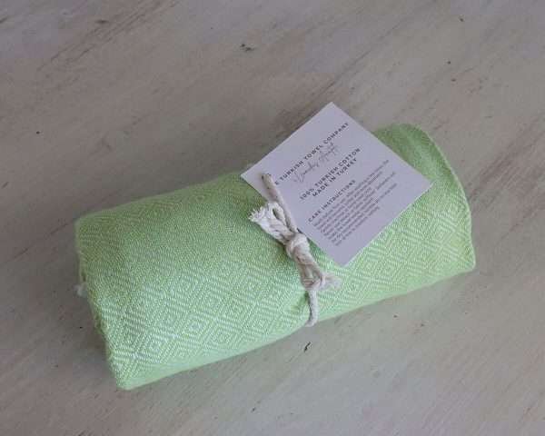 turkish towel lime green (2)