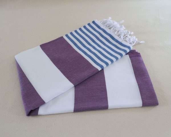 turkish-towel-purple-blue-stripe