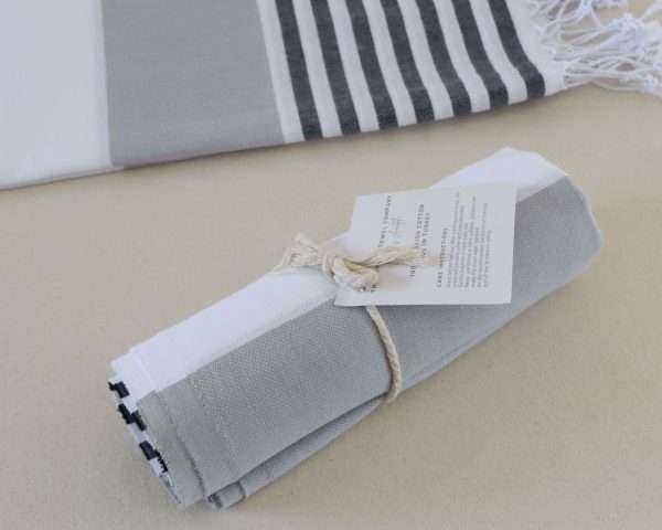 turkish-towel-silver-and-black-stripe