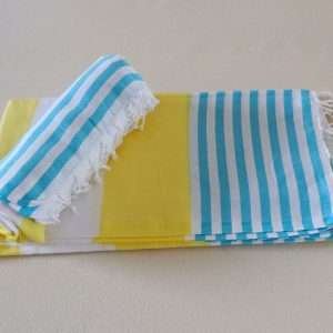 turkish-towel-yellow-and-light-blue-stripe