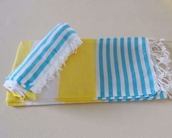 turkish-towel-yellow-and-light-blue-stripe